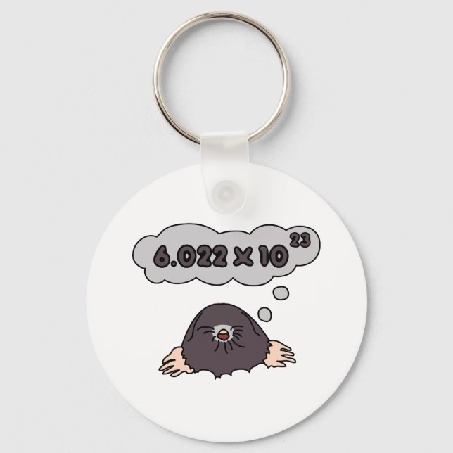 Mole Keychain (Front)