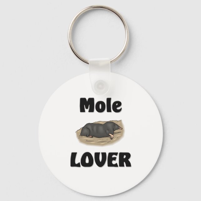Mole Lover Keychain (Front)