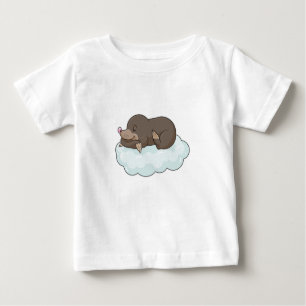 Mole on Clouds Baby T-Shirt