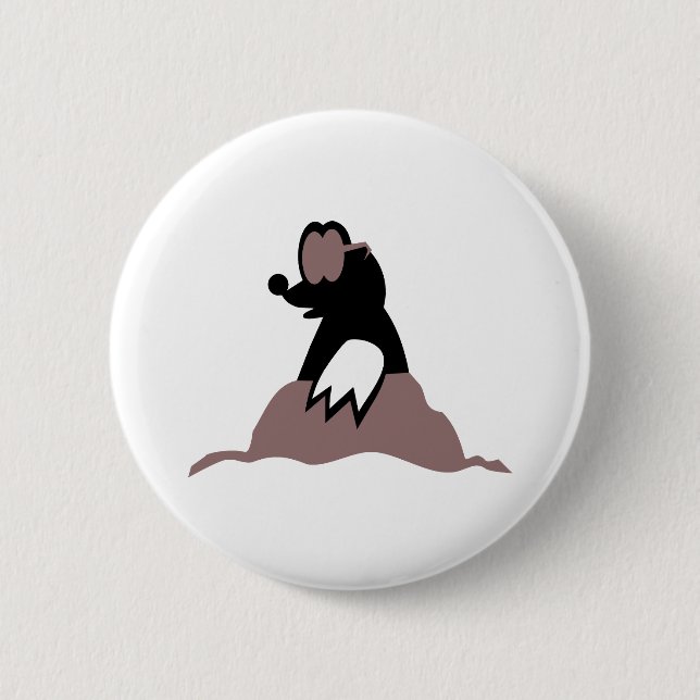 Mole Pinback Button (Front)