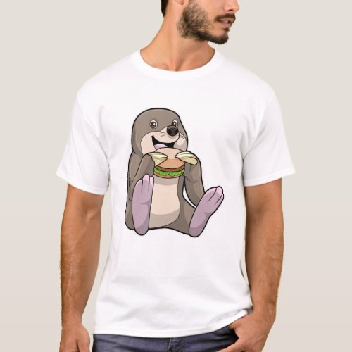 Mole Restaurant Burger T_Shirt