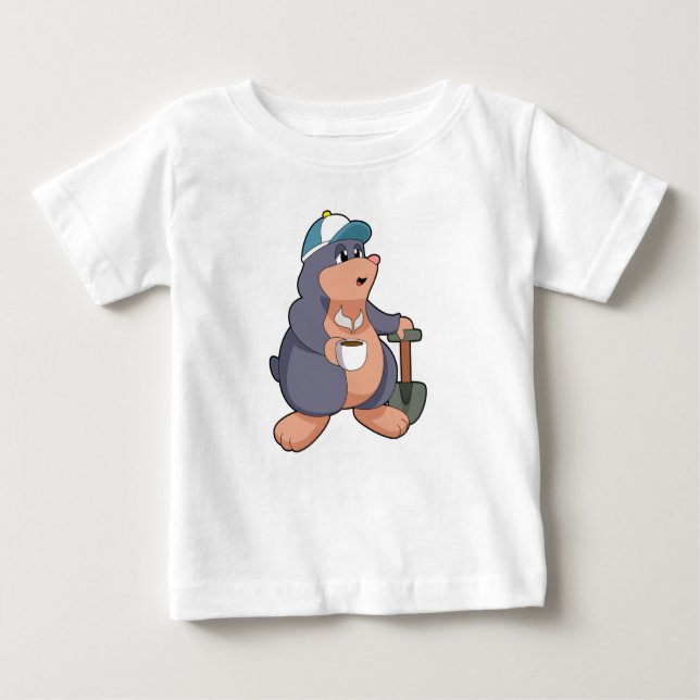 Mole Shovel Baby T-Shirt (Front)