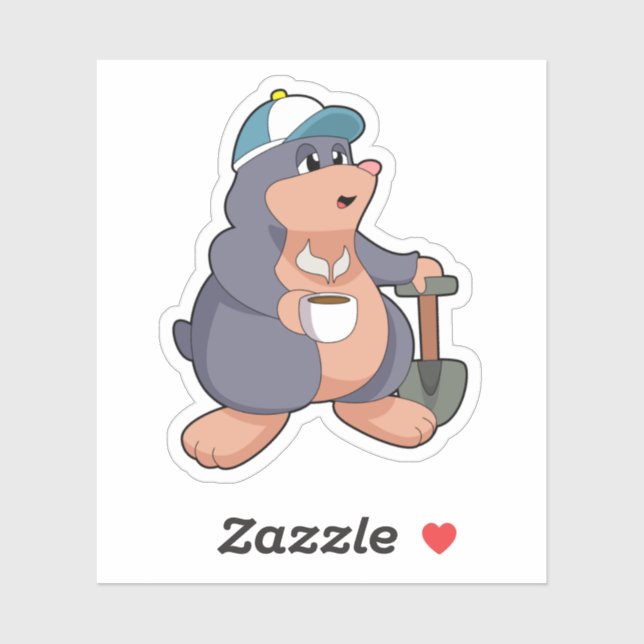Mole Shovel Sticker (Sheet)