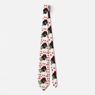 Mole Strawberries Neck Tie