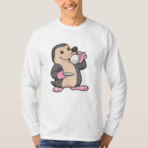 Mole with Cup of Coffee & Saucer T-Shirt
