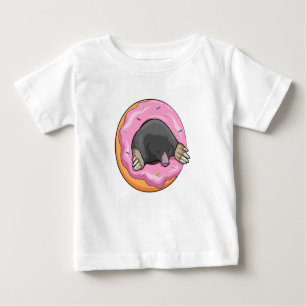 Mole with Donut Baby T-Shirt