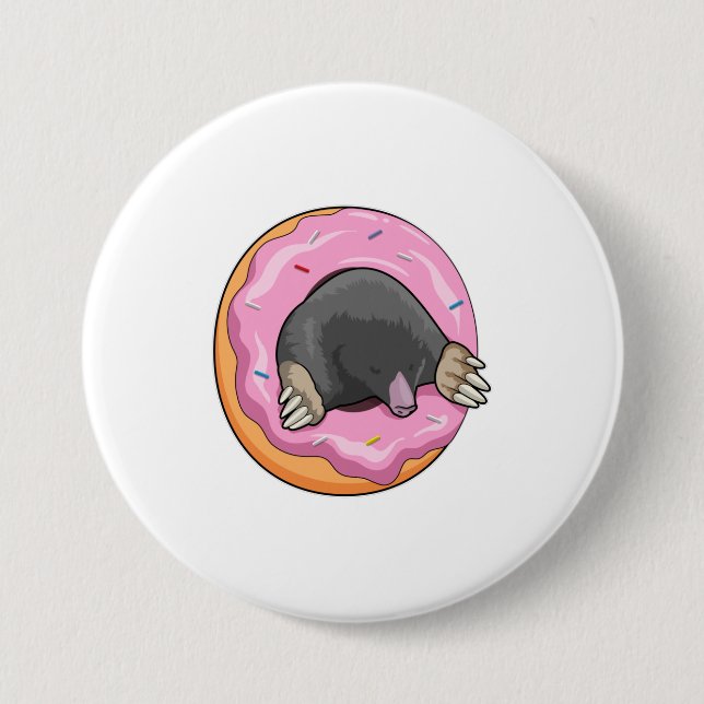 Mole with Donut Button (Front)