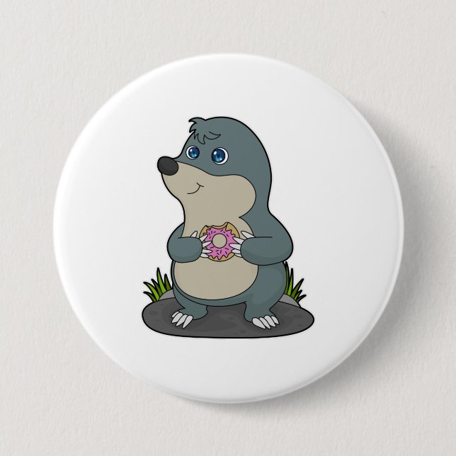 Mole with Donut Button (Front)