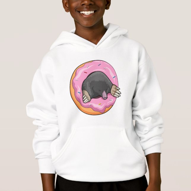 Mole with Donut Hoodie (Front)
