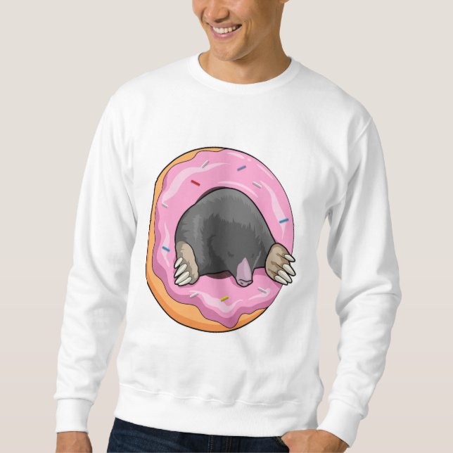 Mole with Donut Sweatshirt (Front)