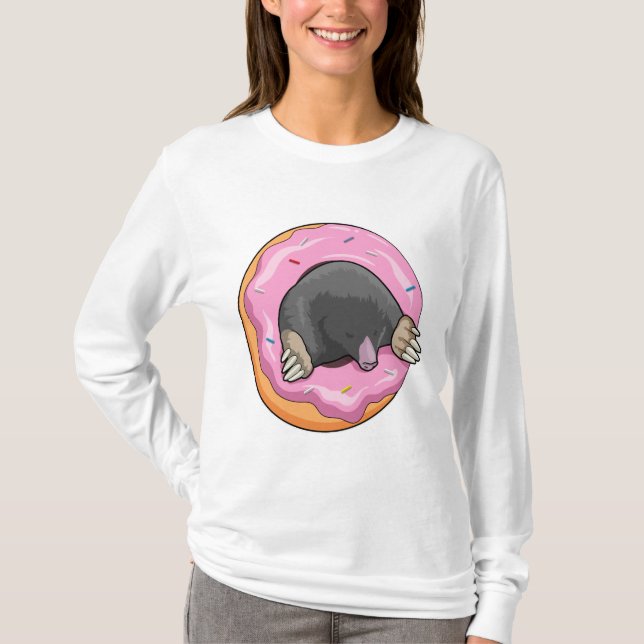 Mole with Donut T-Shirt (Front)