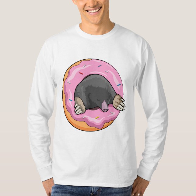 Mole with Donut T-Shirt (Front)