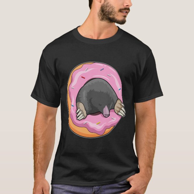 Mole with Donut T-Shirt (Front)