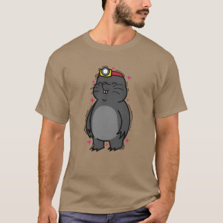 Mole with Head Lamp Animal Mound vintage T-Shirt