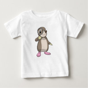 Mole with Magnifying glass Baby T-Shirt