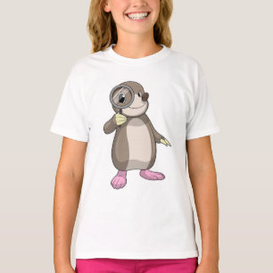 Mole with Magnifying glass T-Shirt