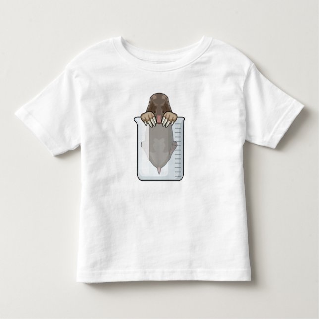 Mole with Measuring cup Toddler T-shirt (Front)