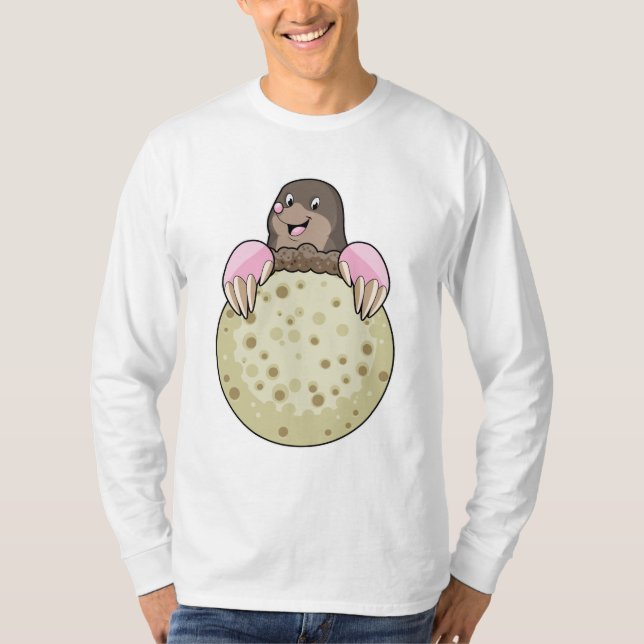 Mole with Moon T-Shirt (Front)