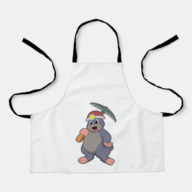 Mole with Pickaxe Apron (Front)