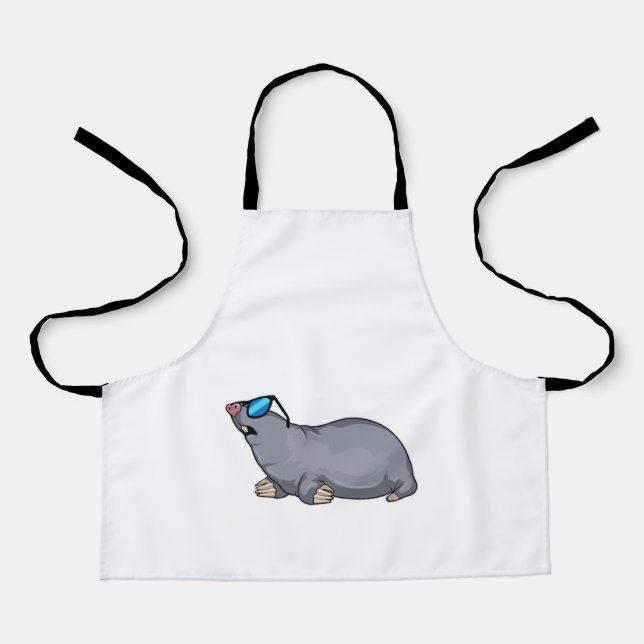Mole with Sunglasses Apron (Front)