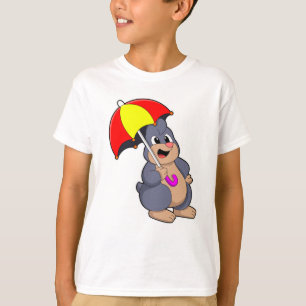 Mole with Umbrella T-Shirt