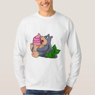 Mole with Waffle ice cream T-Shirt
