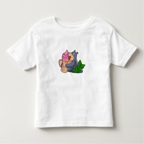 Mole with Waffle ice cream Toddler T_shirt