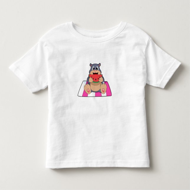 Mole with Watermelon.PNG Toddler T-shirt (Front)