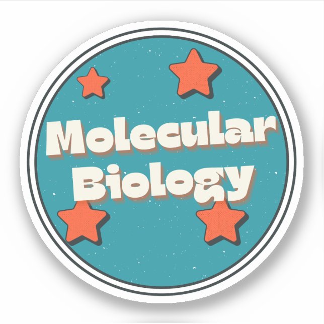 Molecular Biology Sticker (Front)