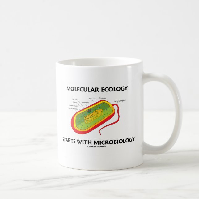 Molecular Ecology Starts With Microbiology Coffee Mug (Right)