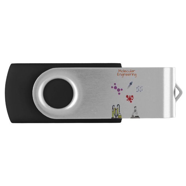 Molecular engineer Chemical engineering Flash Drive (Front)