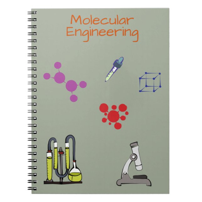 Molecular engineer Chemical engineering Notebook (Front)