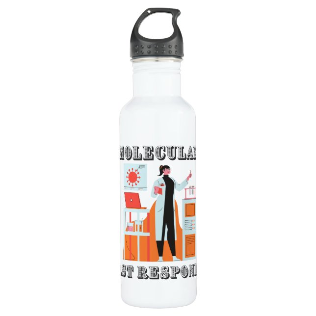 MOLECULAR FIRST RESPONDER STAINLESS STEEL WATER BOTTLE (Front)
