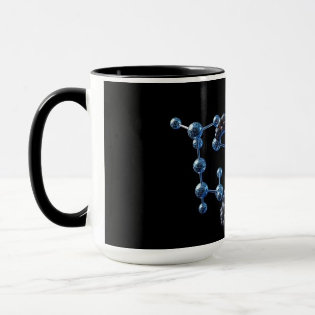 Molecular Pi Day Chemistry Science Coffee Mug (Left)