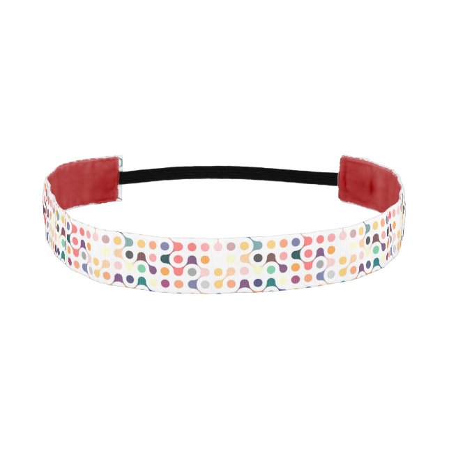 Molecular Structure Pattern Athletic Headband (Front)