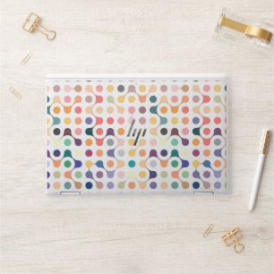 Molecular Structure Pattern HP Laptop Skin