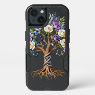 Molecular Tree of Life Chemistry and Biology Flora iPhone 13 Case