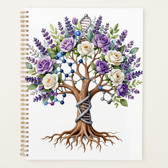 Molecular Tree of Life Chemistry and Biology Flora Planner (Front)