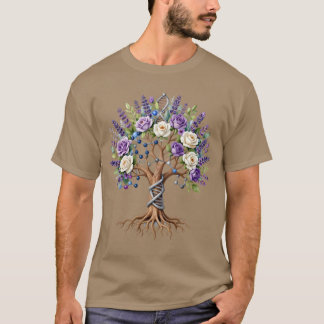 Molecular Tree of Life Chemistry and Biology Flora T-Shirt