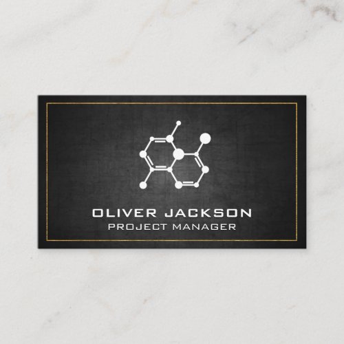 Molecule Icon  Scientist Business Card
