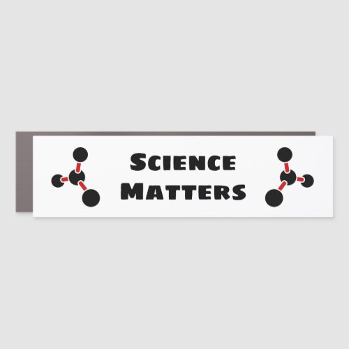 Molecules Science Matters Design Car Magnet