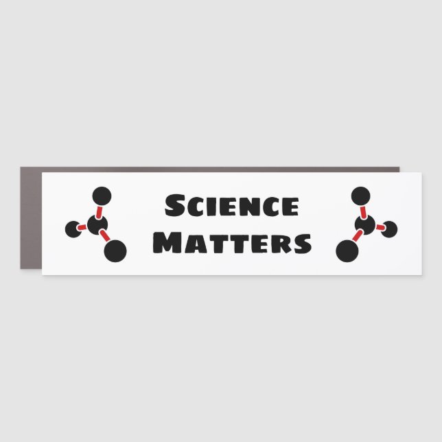 Molecules Science Matters Design Car Magnet (Front)