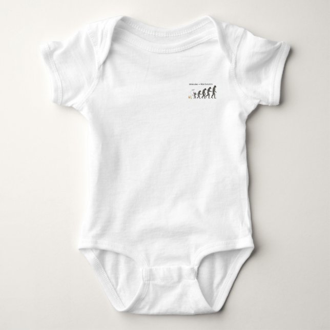 Molecules to man evolution | Atheism Reviews logo T-Shirt (Front)