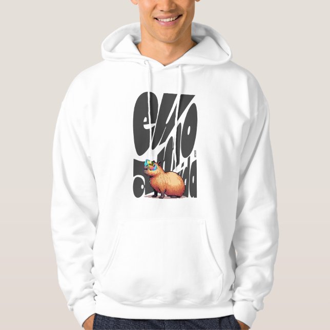 Moleton Capivara Eu Amo A Vida Hoodie (Front)