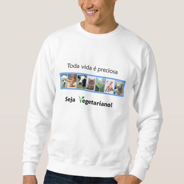 Moleton Idlarig Vegetarianism Sweatshirt (Front)