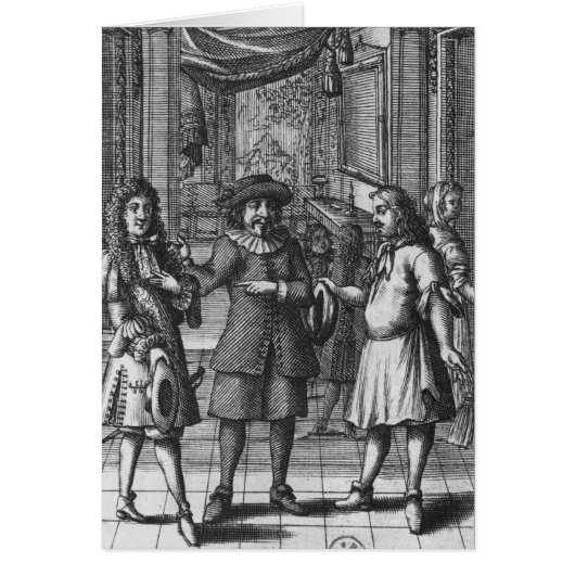 Moliere as Harpagon, frontispiece illustration (Front)