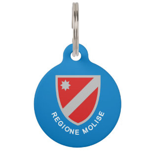 Molise (Region of Italy) flag Pet ID Tag