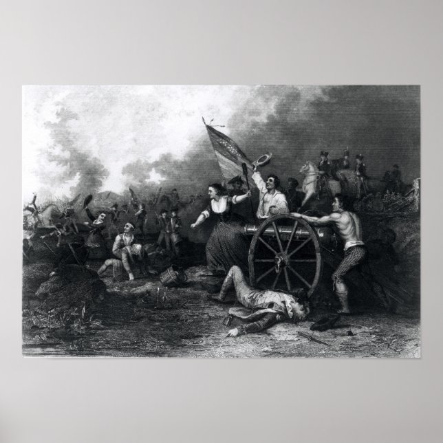 Moll Pitcher at the Battle of Monmouth Poster (Front)