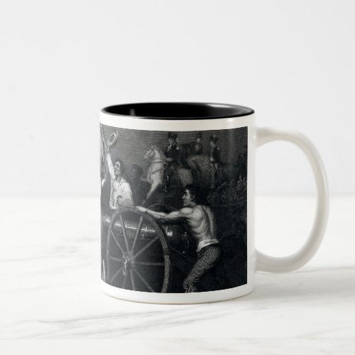 Moll Pitcher at the Battle of Monmouth Two_Tone Coffee Mug