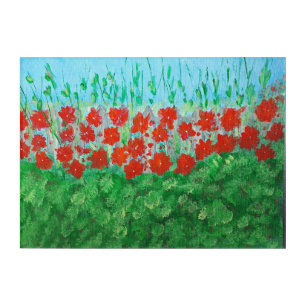 Mollie's Rose Garden, Acrylic Wall Art
